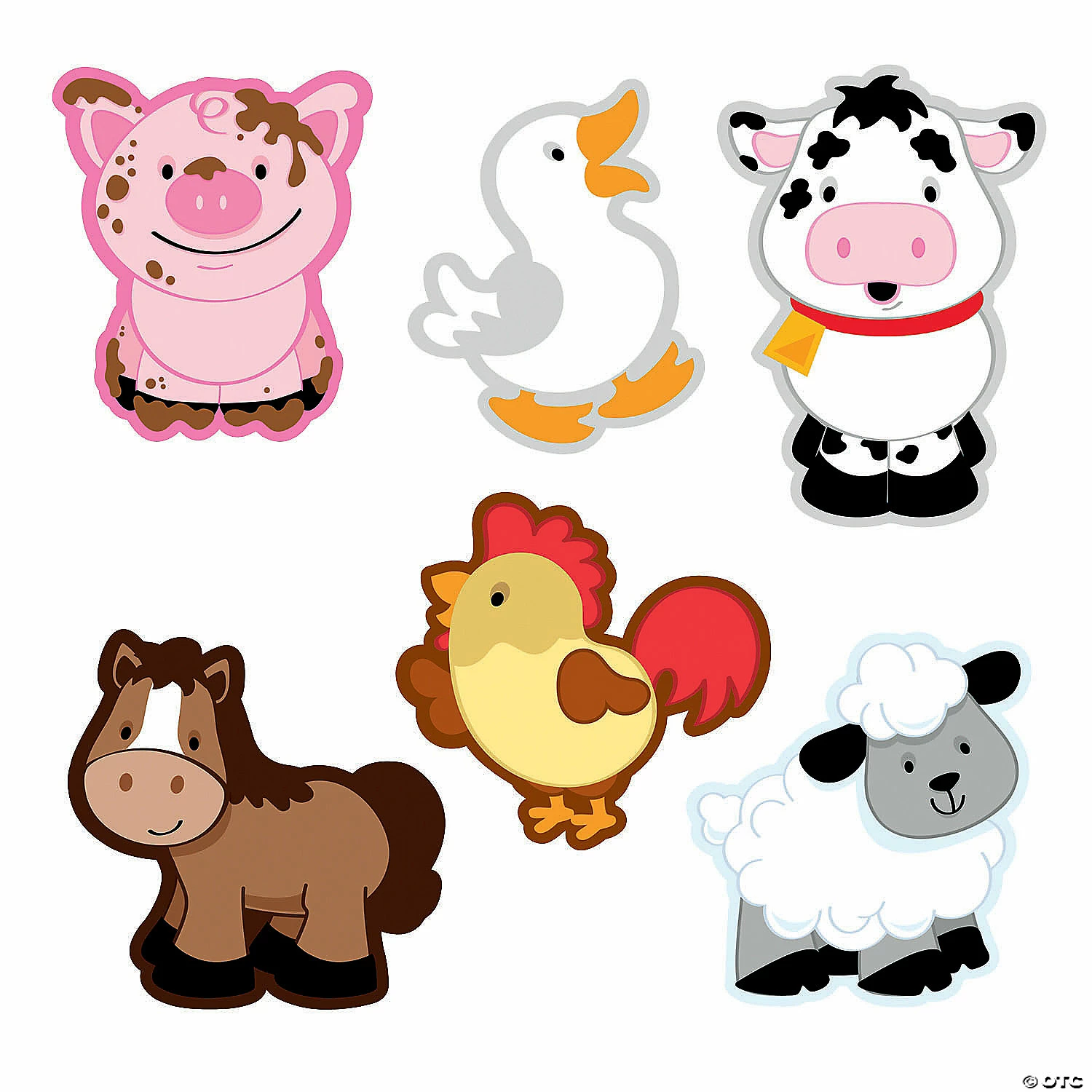 Best reviews of 🔔 Farm Animal Bulletin Board Cutouts - 48 Pc. ✔️