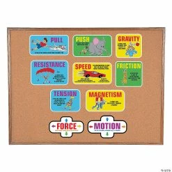 Outlet 🌟 Forces of Motion Mini Bulletin Board Set - 10 Pc. 🤩