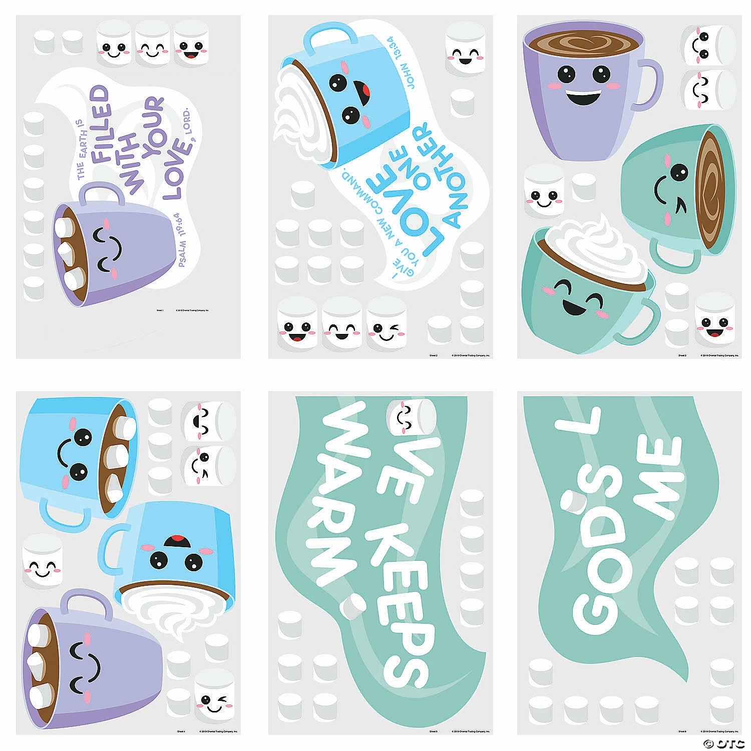 Deals β€οΈ Godβs Love Keeps Me Warm Bulletin Board Set - 74 Pc. π - Image 2