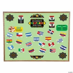 Discount ✔️ Hispanic Heritage Bulletin Board Set - 34 Pc. 👏