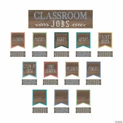 Flash Sale ✔️ Home Sweet Classroom Jobs Bulletin Board Set - 49 Pc. 👏