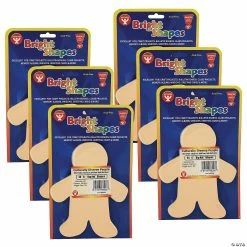 Best Pirce ⭐ Hygloss Rainbow Brights™ Family Cut-Outs, 6" Big Kid, 24 Per Pack, 6 Packs 🥰