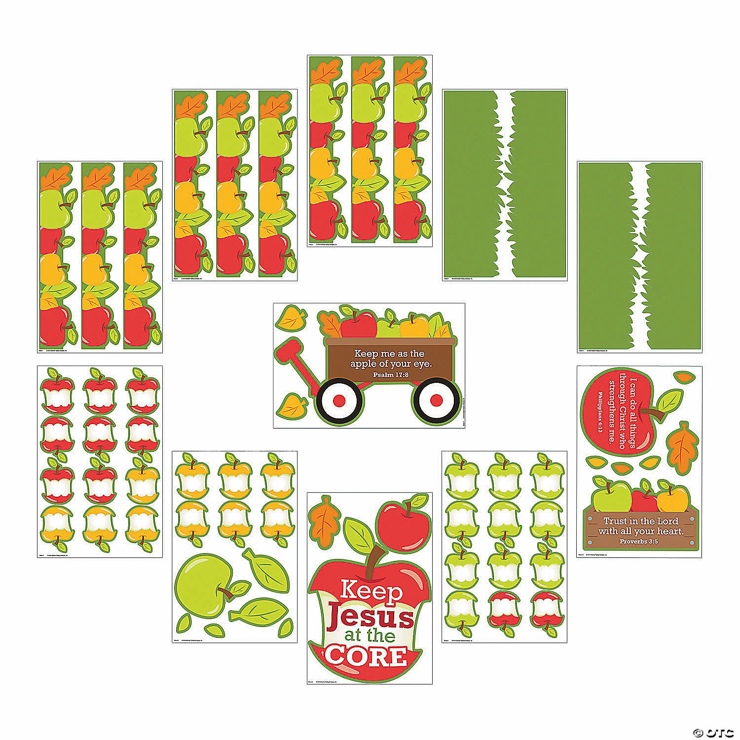 Top 10 π Jesus is the Core Bulletin Board Set - 11 Pc. π - Image 2