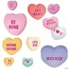 Best Sale 🎁 Jumbo Conversation Heart Valentine Cutouts - 50 Pc. 🌟