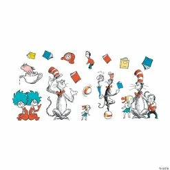 Coupon 🎁 Jumbo Dr. Seuss™ Characters Bulletin Board Cutouts - 15 Pc. 😍