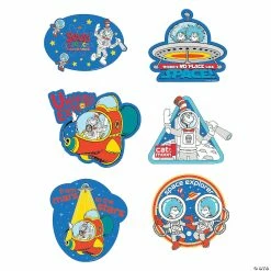 New 😀 Jumbo Dr. Seuss™ Space Cutouts - 6 Pc. 🎉