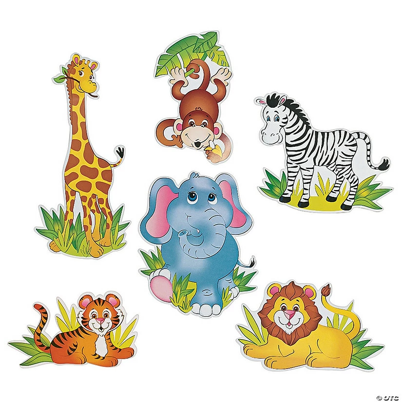 Best deal ๐ฅ Jumbo Zoo Animal Cutouts - 6 Pc. ๐