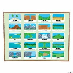 New 🎁 Landform Mini Bulletin Board Set - 20 Pc. 🎉