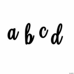Wholesale 🌟 Lowercase Script Bulletin Board Letters - 70 Pc. 👍