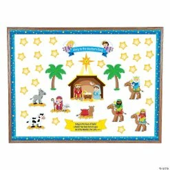 Deals 🎁 Nativity Bulletin Board Set - 150 Pc. 😉