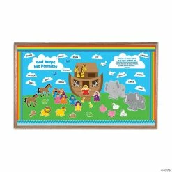 Best Sale 😉 Noah's Ark Bulletin Board Set - 91 Pc. ✨
