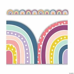 Wholesale 🤩 Oh Happy Day Rainbows Die-Cut Bulletin Board Border - 12 Pc. 💯
