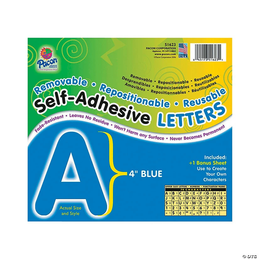 Flash Sale ๐ Paconยฎ Self-Adhesive Letters - 78 Pc. ๐