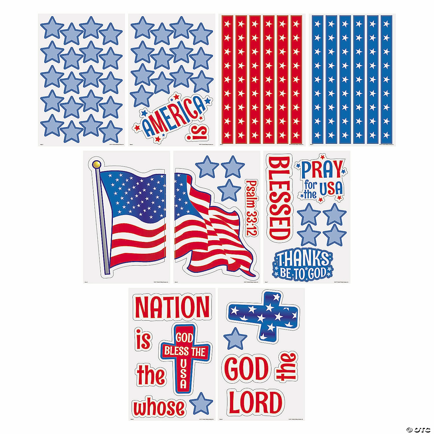 Best reviews of ๐ Patriotic Faith Bulletin Board Set - 71 Pc. โค๏ธ - Image 2