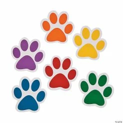 Best reviews of 😉 Paw Print Bulletin Board Cutouts - 48 Pc. 🎁