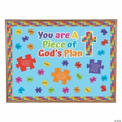 New ⭐ Piece of God’s Plan Bulletin Board Set - 48 Pc. ✨