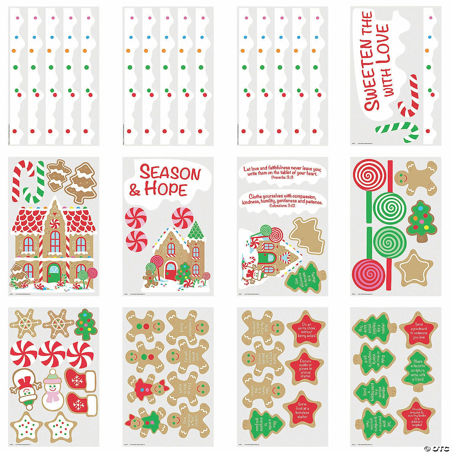 Best Sale ๐ Religious Gingerbread Bulletin Board Set ๐ฏ - Image 2