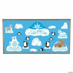 Coupon 🥰 Religious Winter Animals Bulletin Board Set 💯