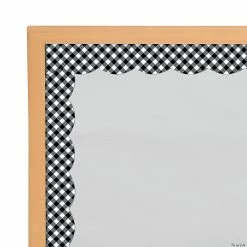 Cheapest 🔥 Schoolgirl Style™ Black & White Gingham Bulletin Board Borders - 13 Pc. 💯
