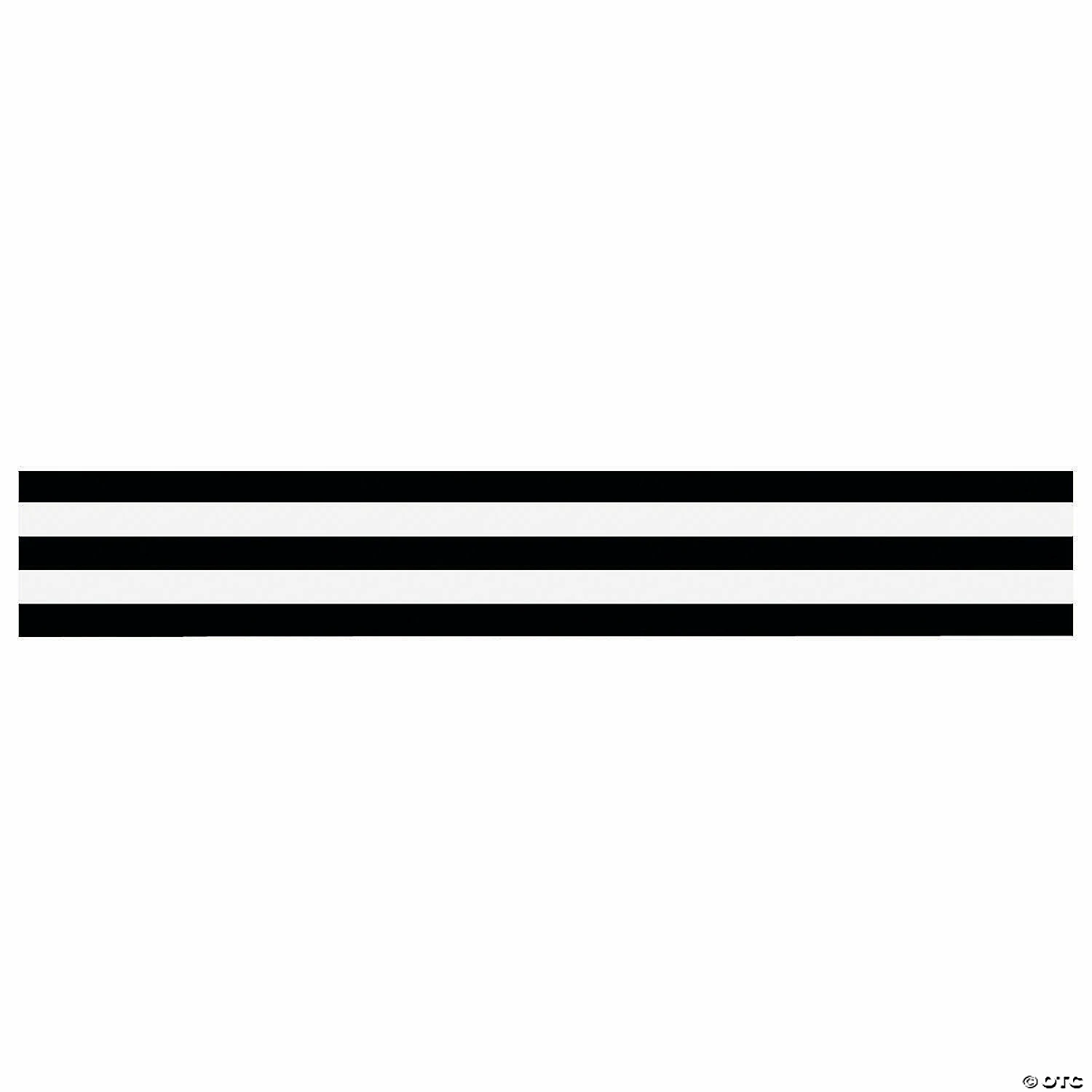 Top 10 ๐ Schoolgirl Styleโข Black & White Striped Bulletin Board Borders - 12 Pc. ๐ - Image 2