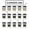 Outlet 😉 Schoolgirl Style Industrial Cafe Classroom Jobs Mini Bulletin Board Set ❤️