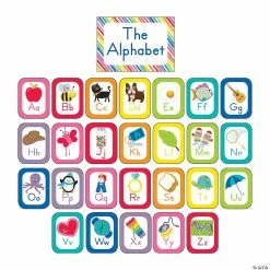 Hot Sale 🥰 Schoolgirl Style™ Just Teach Alphabet Cards Bulletin Board Set - 27 Pc. 💯