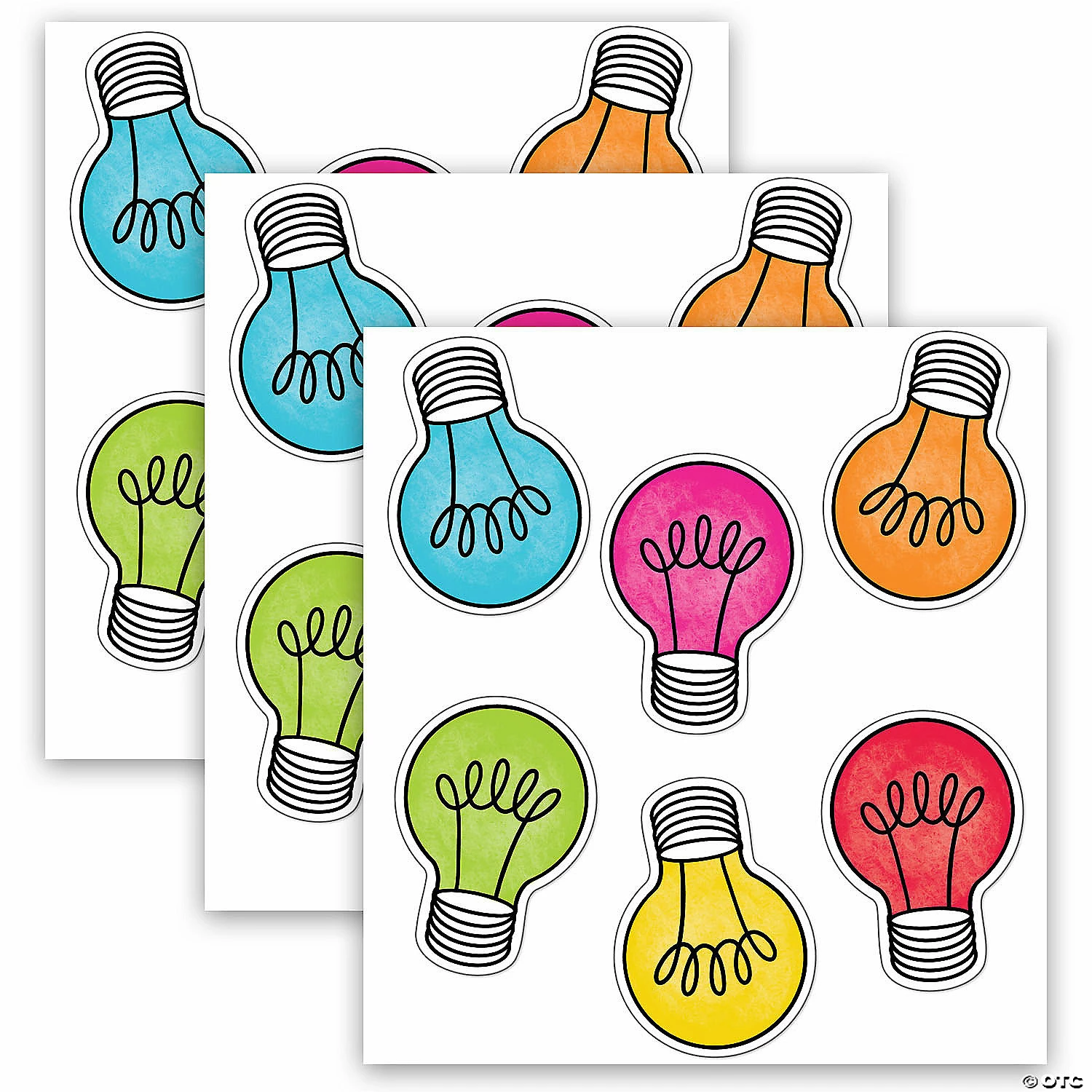 Best Sale ๐ Schoolgirl Style Light Bulb Moments Colorful Light Bulbs Cut-Outs, 36 Per Pack, 3 Packs ๐คฉ