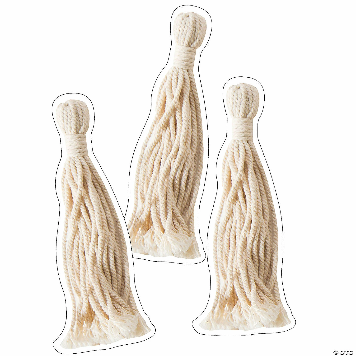 Wholesale ๐ Schoolgirl Style Simply Boho Tassels Cut-Outs, 36 Per Pack, 3 Packs ๐งจ - Image 2