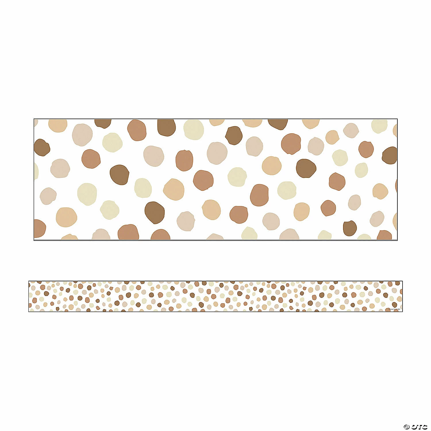 Brand new ๐ Schoolgirl Style Simply Stylish Natural Polka Dots Straight Borders, 36 Feet Per Pack, 6 Packs ๐ - Image 2