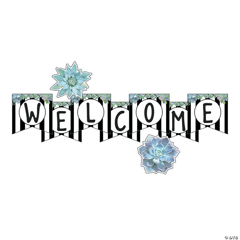 Cheap 🛒 Schoolgirl Style™ Simply Stylish Welcome Bulletin Board Set - 9 Pc. 🤩