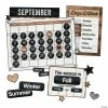 Flash Sale 🤩 Schoolgirl Style™ Industrial Chic Calendar Bulletin Board Set - 95 Pc. 🎁