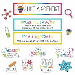 Top 10 😍 Schoolgirl Style Think Like a Scientist Mini Bulletin Board Set 💯