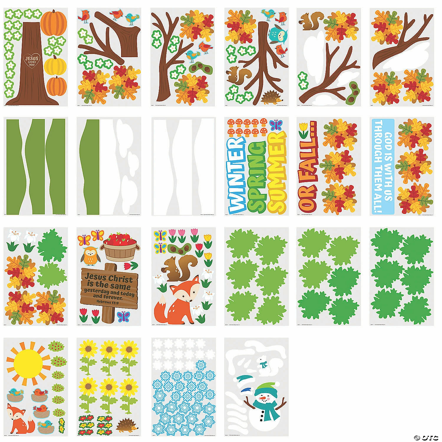 Promo ๐ Seasons of Faith Bulletin Board Set - 226 Pc. ๐ฅ - Image 2