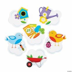 Wholesale ⌛ Spring Icon Bulletin Board Cutouts - 48 Pc. 🌟