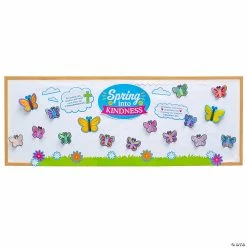 Promo 👍 Spring into Kindness Bulletin Board Set - 45 Pc. 🧨