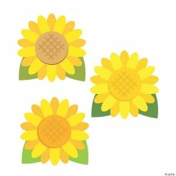 Cheap 🧨 Sunflower Bulletin Board Cutouts - 48 Pc. ❤️