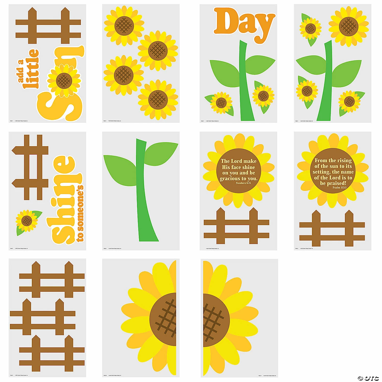 Deals ๐คฉ Sunflower Bulletin Board Set - 10 Pc. โค๏ธ - Image 2
