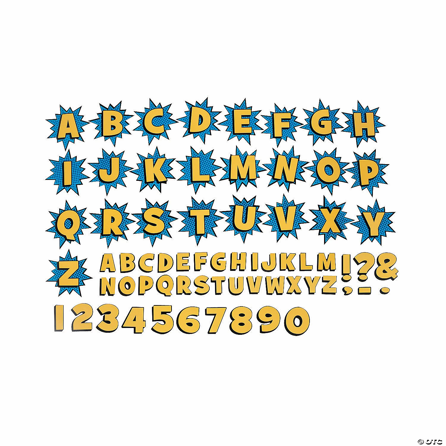 Best Sale ๐ Superhero Bulletin Board Letters & Numbers - 168 Pc. ๐