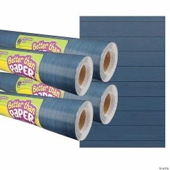 Coupon 🛒 Teacher Created Resources Admiral Blue Wood Better Than Paper Bulletin Board Roll, 4' x 12', Pack of 4 💯