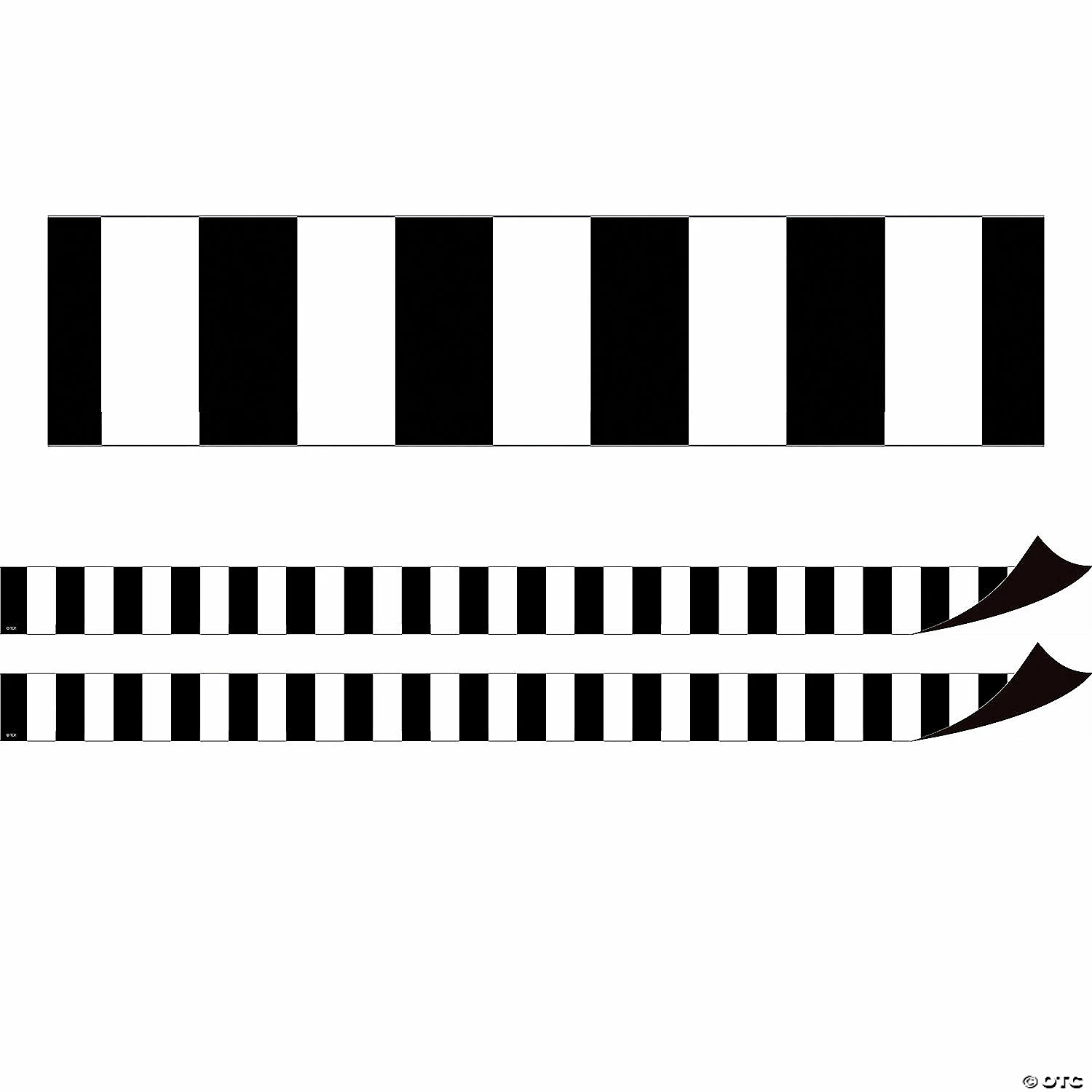 Discount β Teacher Created Resources Black Stripes Magnetic Border, 24 Feet Per Pack, 2 Packs β¨
