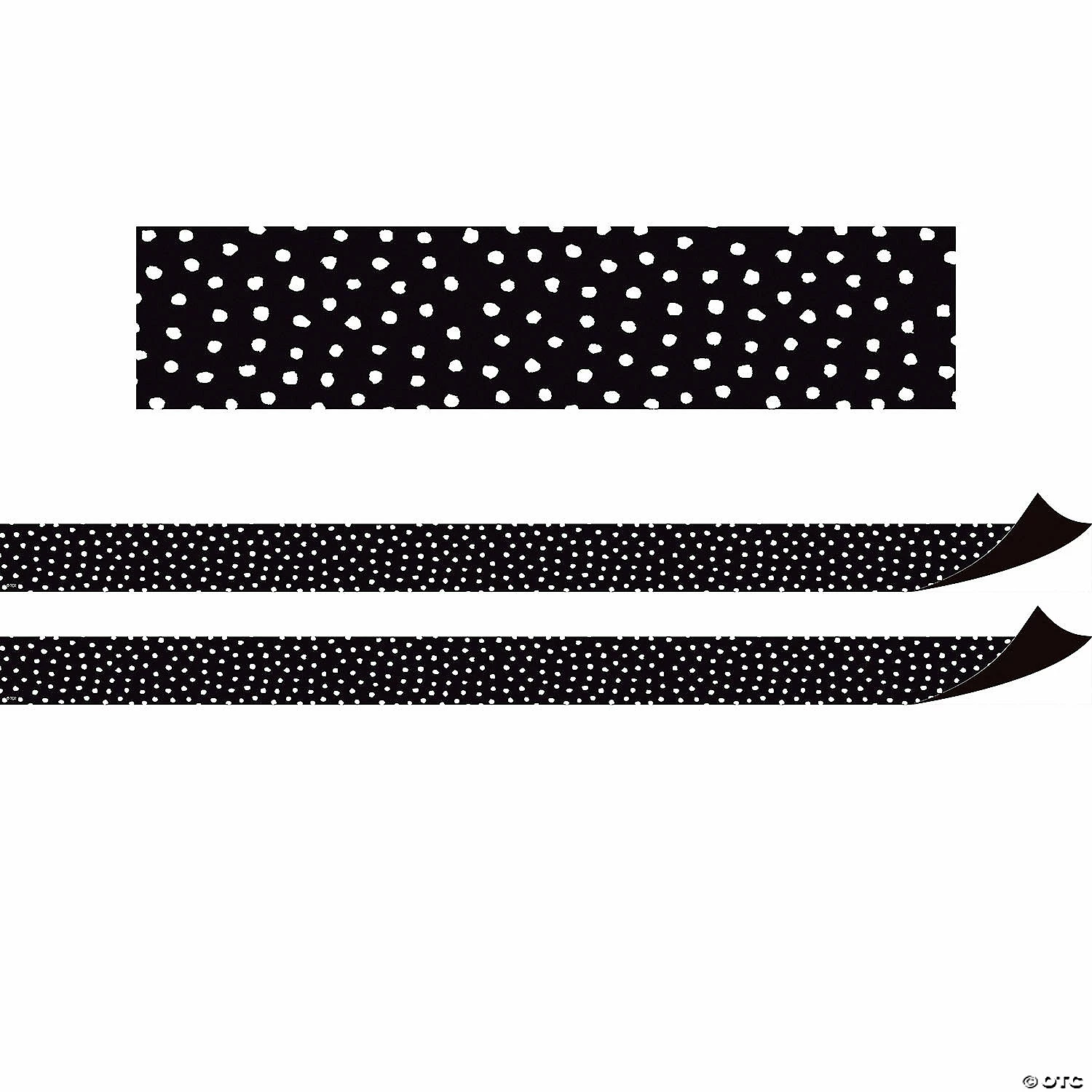 Flash Sale ๐ Teacher Created Resources Black with White Painted Dots Magnetic Border, 24 Feet Per Pack, 2 Packs โค๏ธ