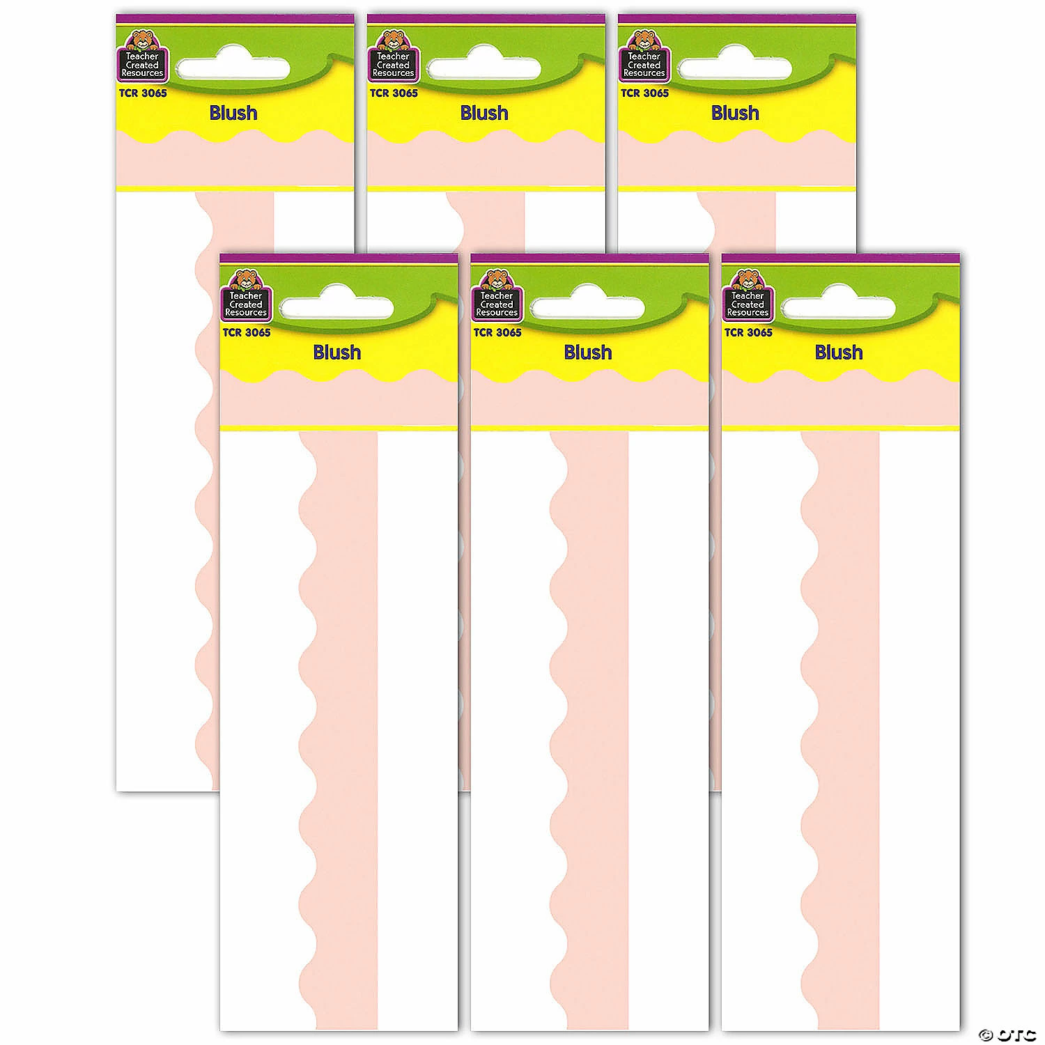 Wholesale ๐ Teacher Created Resources Blush Scalloped Border Trim, 35 Feet Per Pack, 6 Packs ๐