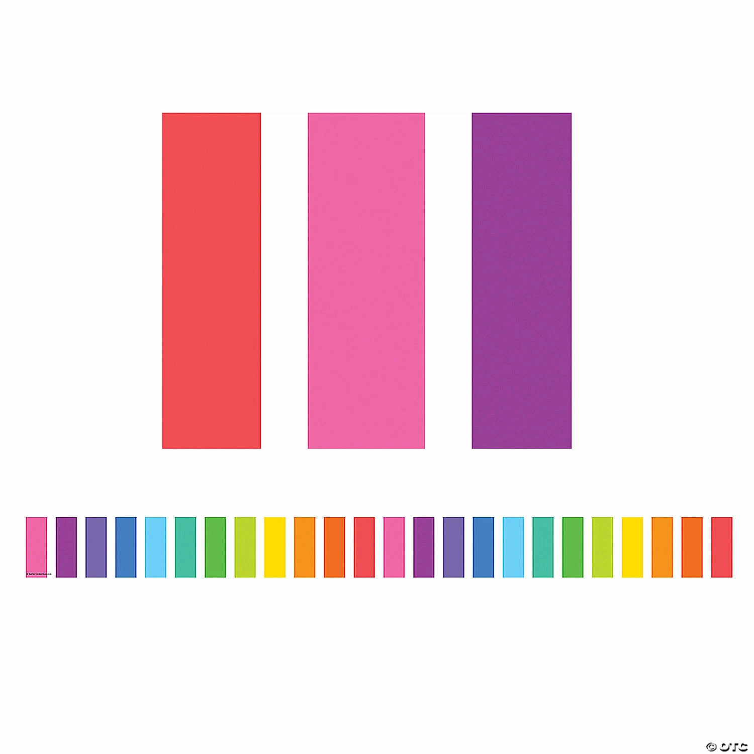 Coupon 🥰 Teacher Created Resources Colorful Stripes Straight Border Trim, 35 Feet Per Pack, 6 Packs ✨ - Image 2