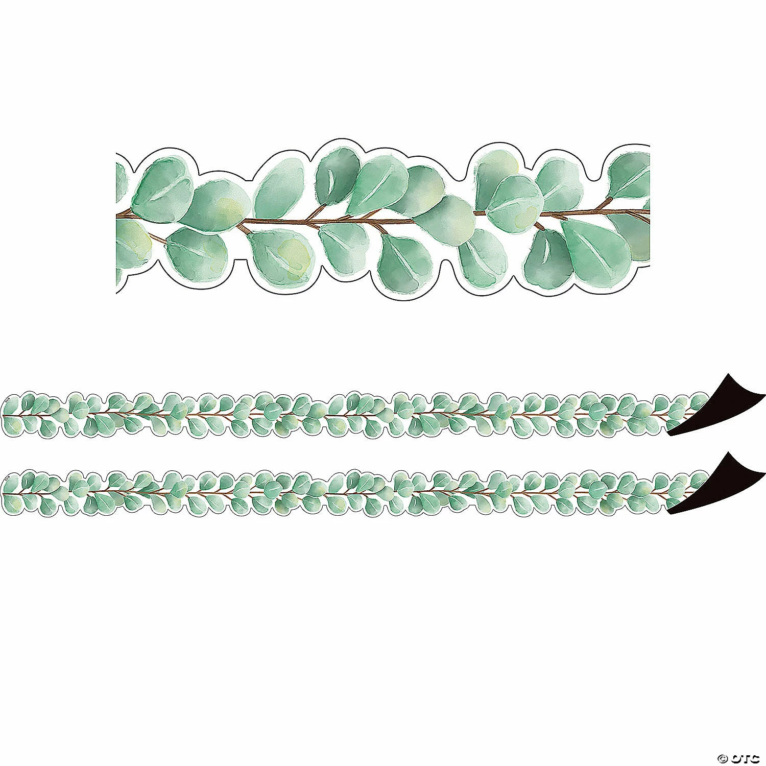 Buy โ๏ธ Teacher Created Resources Eucalyptus Die-Cut Magnetic Border, 24 Feet Per Pack, 2 Packs ๐