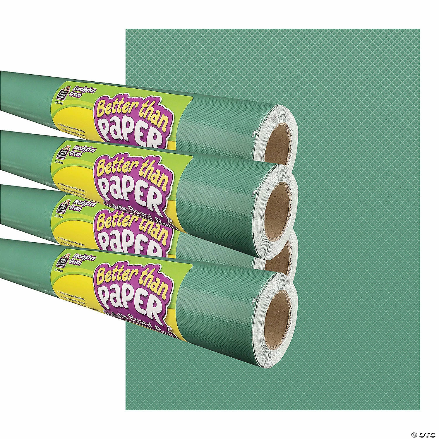 Buy ๐คฉ Teacher Created Resources Eucalyptus Green Better Than Paper Bulletin Board Roll, 4' x 12', Pack of 4 ๐