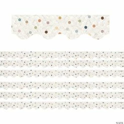Best deal โ๏ธ Teacher Created Resources Everyone is Welcome Dots Scalloped Border Trim, 35 Feet Per Pack, 6 Packs โ