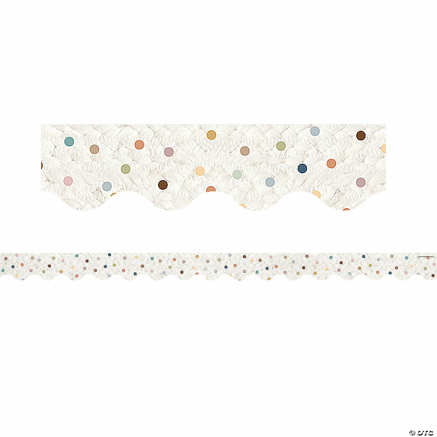 Best deal βοΈ Teacher Created Resources Everyone is Welcome Dots Scalloped Border Trim, 35 Feet Per Pack, 6 Packs β - Image 2