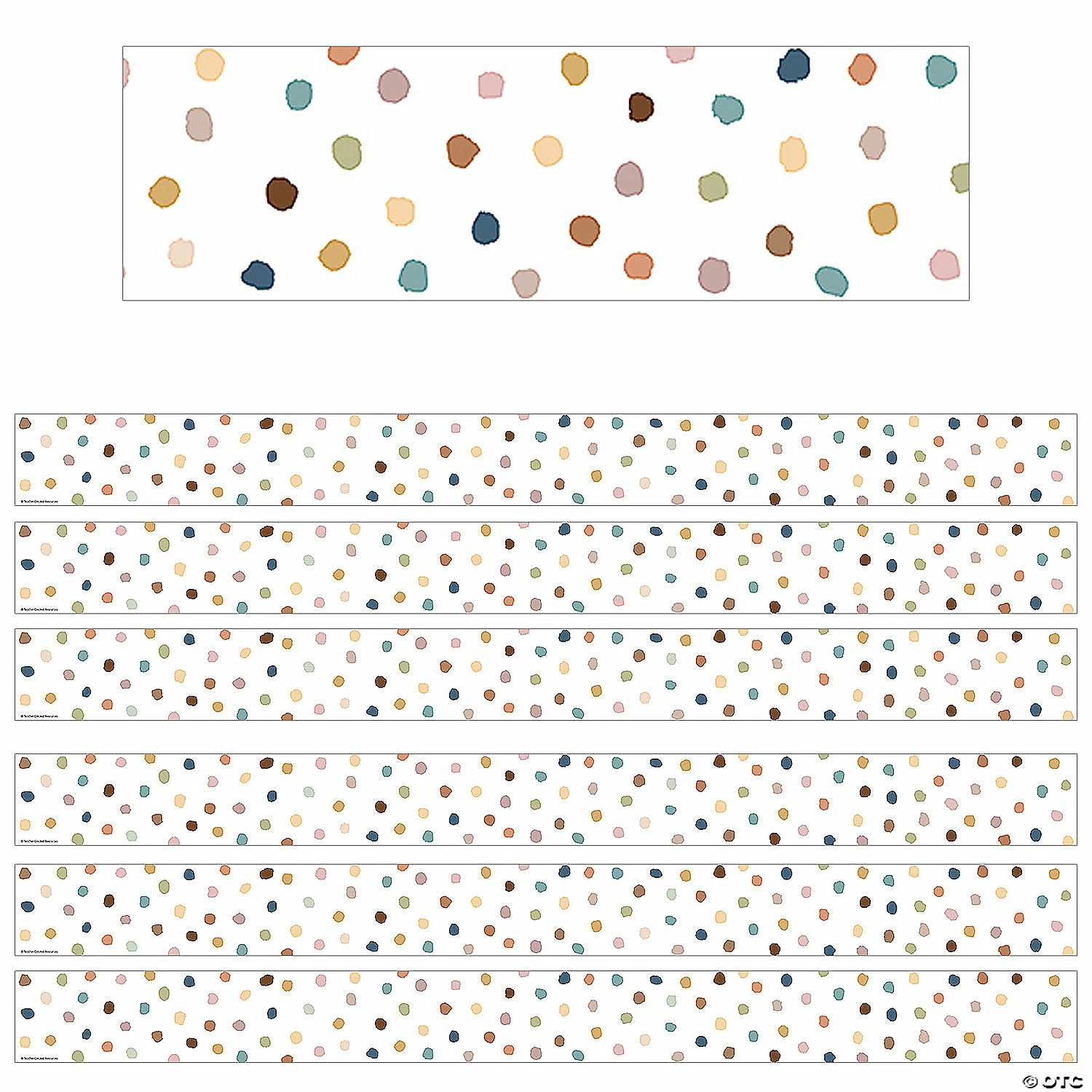 Best Pirce β Teacher Created Resources Everyone is Welcome Painted Dots Straight Border Trim, 35 Feet Per Pack, 6 Packs π