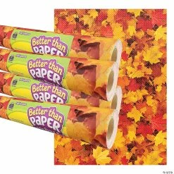 Cheap ⌛ Teacher Created Resources Fall Leaves Better Than Paper Bulletin Board Roll, 4' x 12', Pack of 4 ❤️