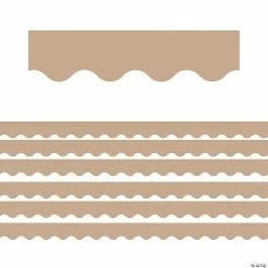 Best Pirce ๐ Teacher Created Resources Light Brown Scalloped Border Trim, 35 Feet Per Pack, 6 Packs ๐